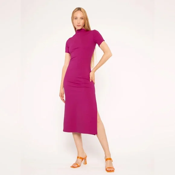 Ripley Rader FUCHSIA PONTE KNIT SKYE DRESS - Picture 3 of 8